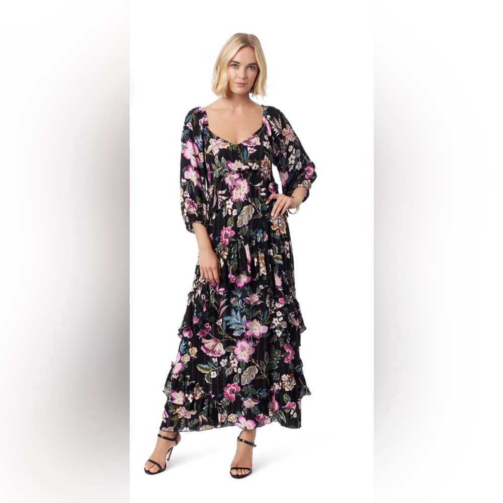 NWOT - Jessica Simpson Tiered Floral Maxi Dress - Size Medium